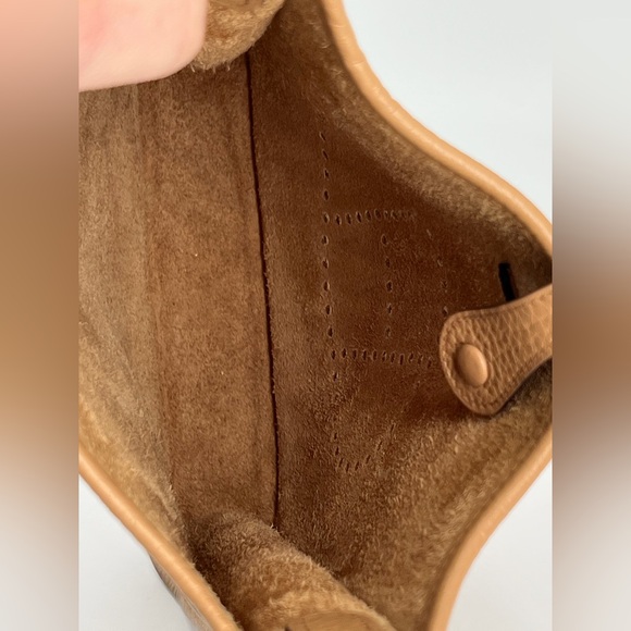 Hermes Taurillon Clemence Evelyne TPM Shoulder Bag Beige - Picture 10 of 11